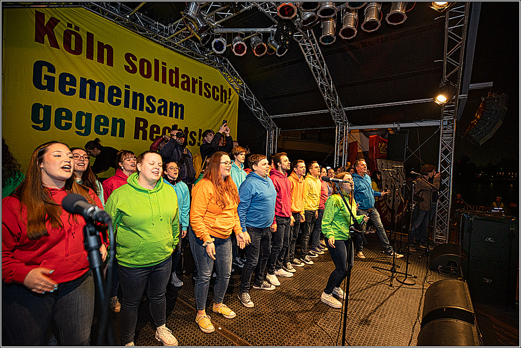 Demokratie schützen - Wir stellen uns QUER KEIN RASSISMUS BEI UNS IN KÖLN, 21.03.2024